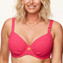 Annadiva Swim Pink Garden Voorgevormde Balconette Bikinitop Cerise