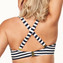Annadiva Swim Navy Stripes Voorgevormde Balconette Bikinitop Blue