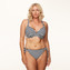 Annadiva Swim Navy Stripes Voorgevormde Balconette Bikinitop Blue