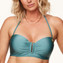 Annadiva Swim Frozen Waters Strapless Bikinitop Ice