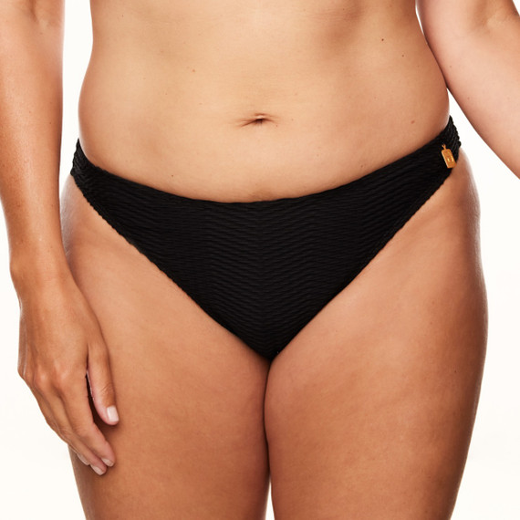 Annadiva Swim The Hills Brazilian Bikini Hose Black