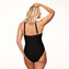 Annadiva Swim The Hills Hochgeschlossener Badeanzug Black