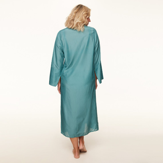 Annadiva Swim Frozen Waters Kaftan Ice