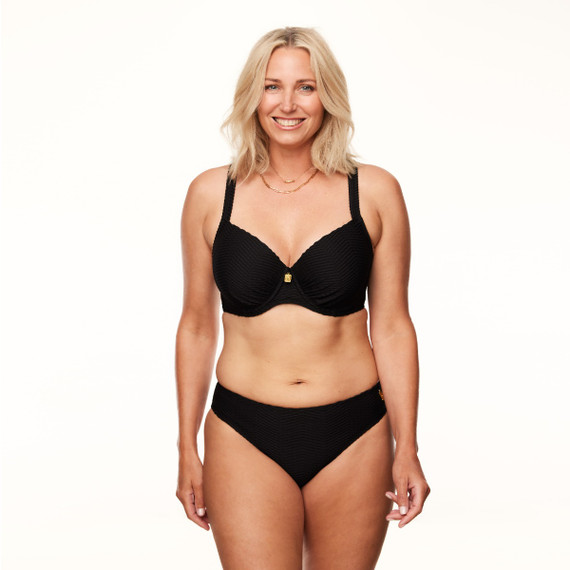 Annadiva Swim The Hills Vorgeformter Balconette Bikini Oberteil Schwarz