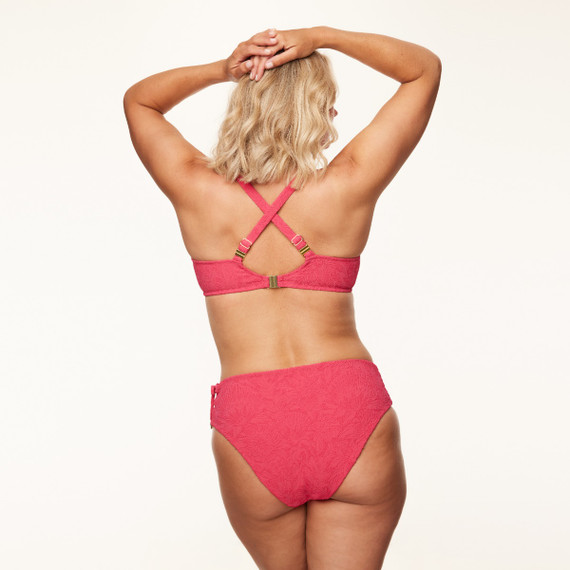 Annadiva Swim Pink Garden Bikini Oberteil Cerise
