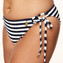Annadiva Swim Navy Stripes Bikini Hose mit Seitlichen Bändern Blue