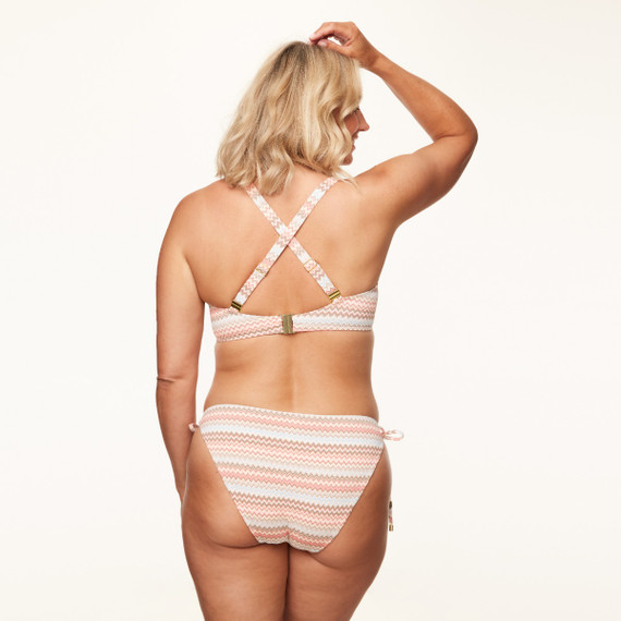 Annadiva Swim Summer Bay Bikini Hose mit Seitlichen Bändern Aqua