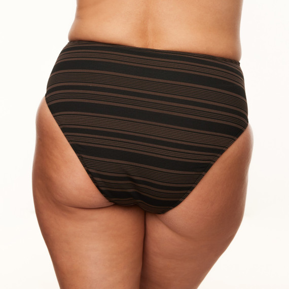 Annadiva Swim The Valley Hoog Bikinibroekje Arabica Black