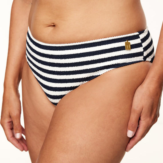 Annadiva Swim Navy Stripes Rio Bikini Hose Blue