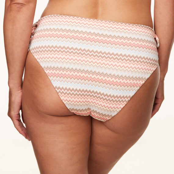 Annadiva Swim Summer Bay Hohe Bikini Hose mit Seitlichen Bändern Aqua