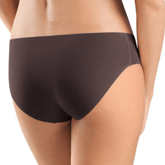 Hanro Invisible Cotton Short Mahogany