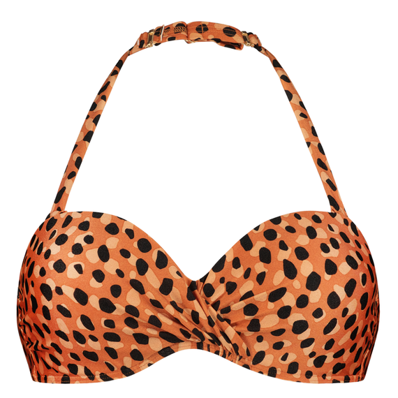 Beachlife Leopard Spots Multiway Bikinitop