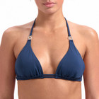 Navy Triangle Bikini Oberteil