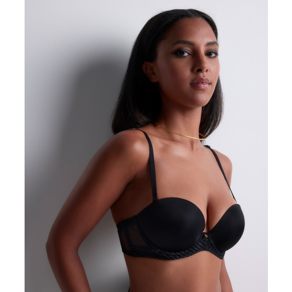 Aubade Sheer Emotion Strapless BH Black