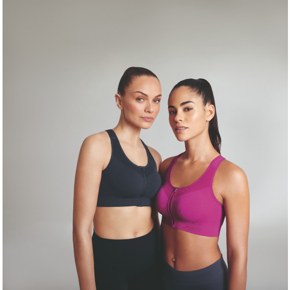 Anita Active Easymove Zip Sport BH Carbon Grey