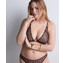 Aubade Crazy In Love Bralette Satin Brown