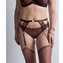 Aubade Crazy In Love Jarretels Satin Brown
