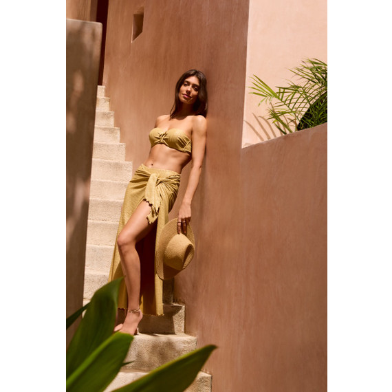 Cyell Golden Hour Bandeau Bikinitop Golden Hour