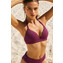 Beachlife Bright Plum Padded Triangle Bikinitop Plum