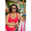 Pink Garden Voorgevormde Balconette Bikinitop