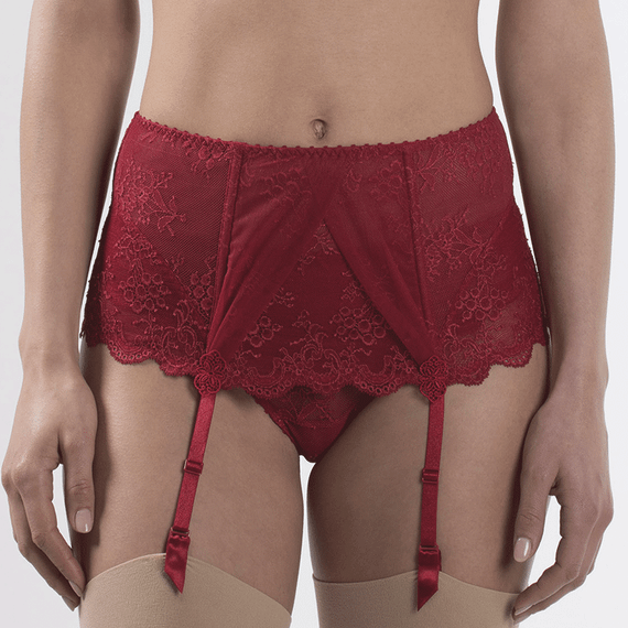Aubade A L'Amour Hoge Jarretels Rouge Darling