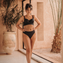 Annadiva Lingerie Première Longline BH Jet Black 