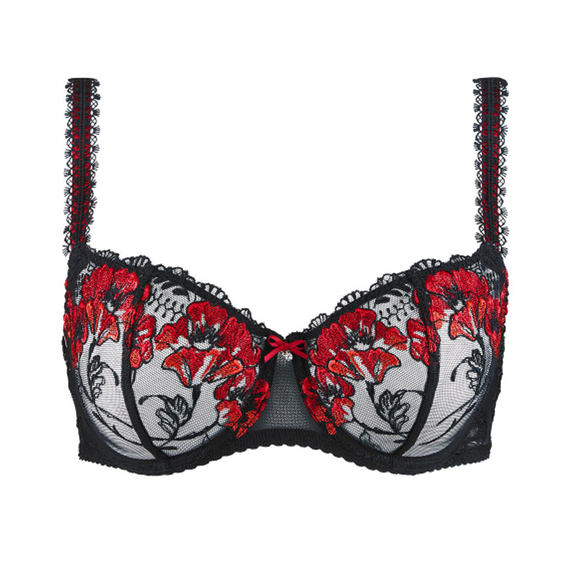 Aubade A Fleur de Toi Half Cup BH Rouge Prodigieux