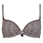 Watercult Afro Gem Voorgevormde Bikinitop Black Canvas