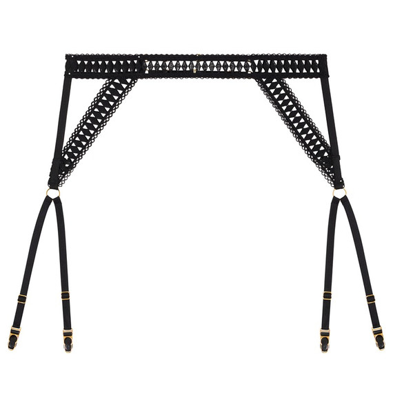 Aubade After Hours Jarretels Black