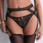 Aubade After Hours Jarretels Black
