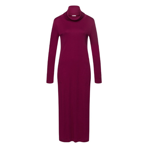 Hanro Agatha Nachtjurk Deep Poppy