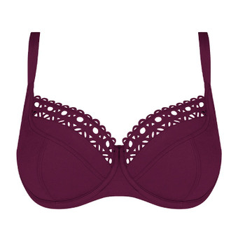 Ajourage Couture Bügel Bikini Oberteil