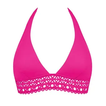 Ajourage Couture Halter Bikini Oberteil