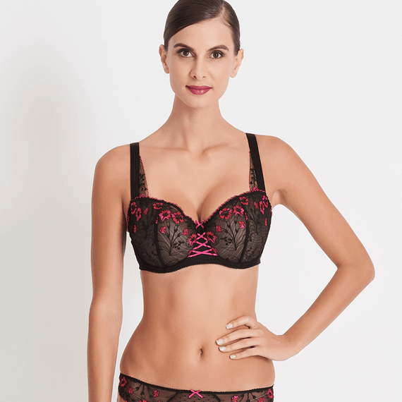 Aubade Allee des Plaisirs Comfort BH Noir Torride