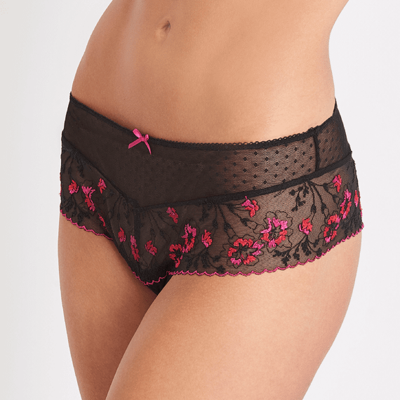 Aubade Allee Des Plaisirs Stringboxer Noir Torride