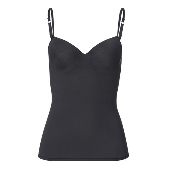 Hanro Allure Cami Top met Voorgevormde BH Obsidian