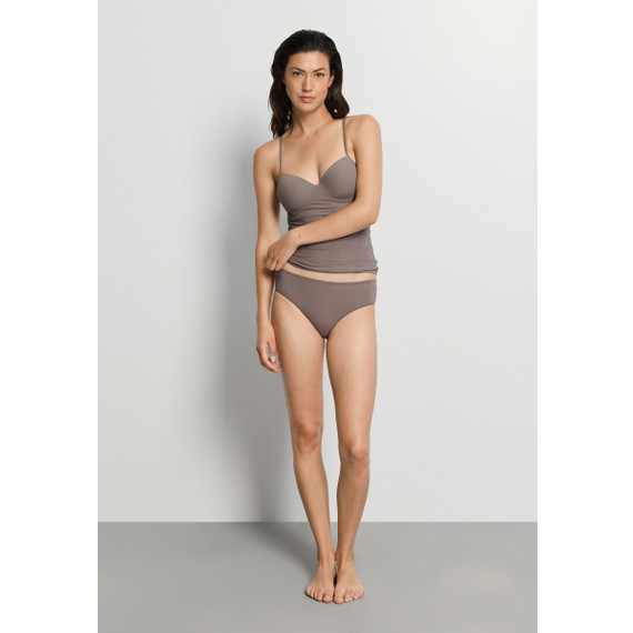 Hanro Allure Cami Top met Voorgevormde BH Taupe