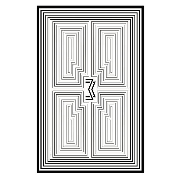 Maryan Mehlhorn Allusions Pareo Black & White