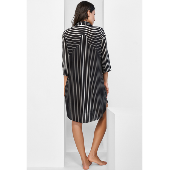 Maryan Mehlhorn Allusions Tuniek Black & White