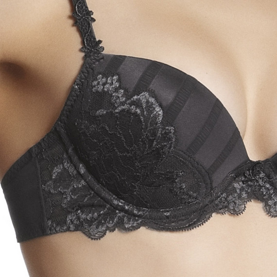 Simone Perele Amour voorgevormde push-up BH antraciet