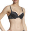 Simone Perele Amour voorgevormde push-up BH antraciet
