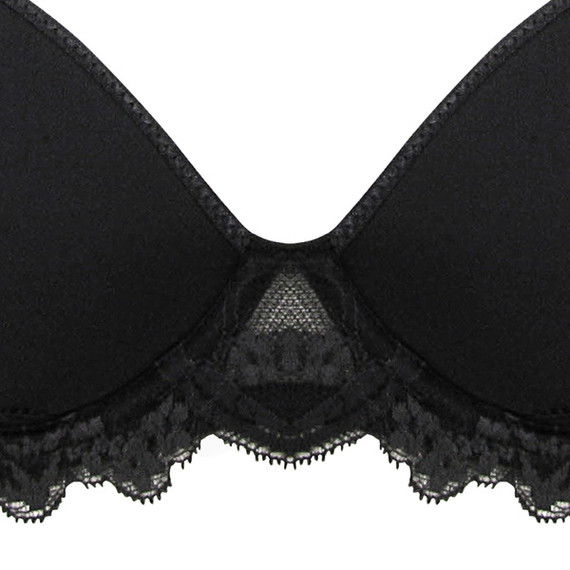 Simone Perele Amour voorgevormde beugel BH antraciet