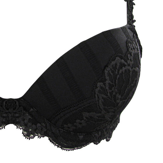 Simone Perele Amour voorgevormde push-up BH antraciet