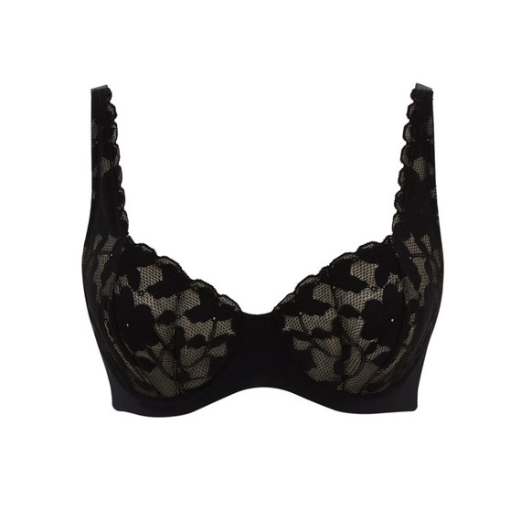 Panche Lingerie Amour Balconette BH Zwart