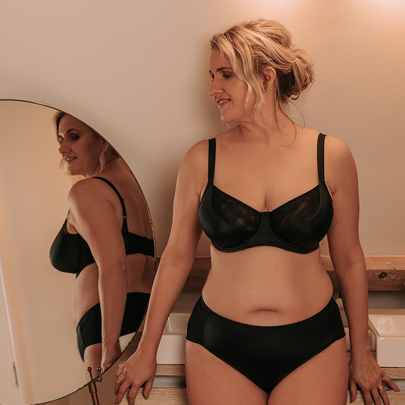 Annadiva Dessous Première Bügel BH Jet Black