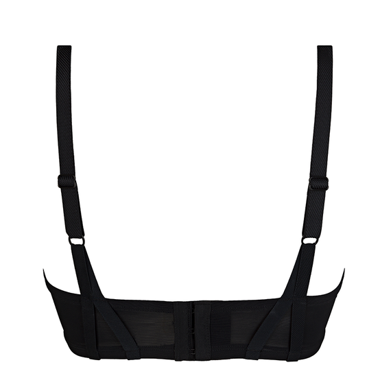 Annadiva Dessous Première Vorgeformter Balconette BH Jet Black
