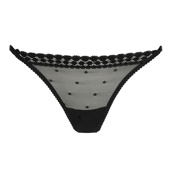 Marie Jo Annaelle Niedriger String Schwarz