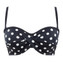 Panache Swim Anya Riva Spot Bandeau Bikinitop Navy Vanilla