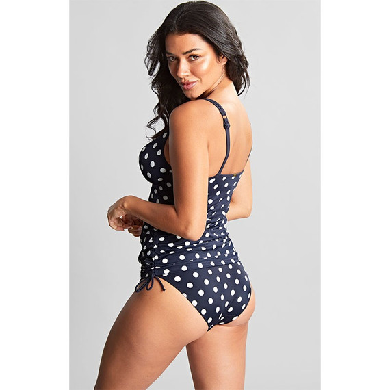Panache Swim Anya Riva Spot Tankinitop Navy Vanilla