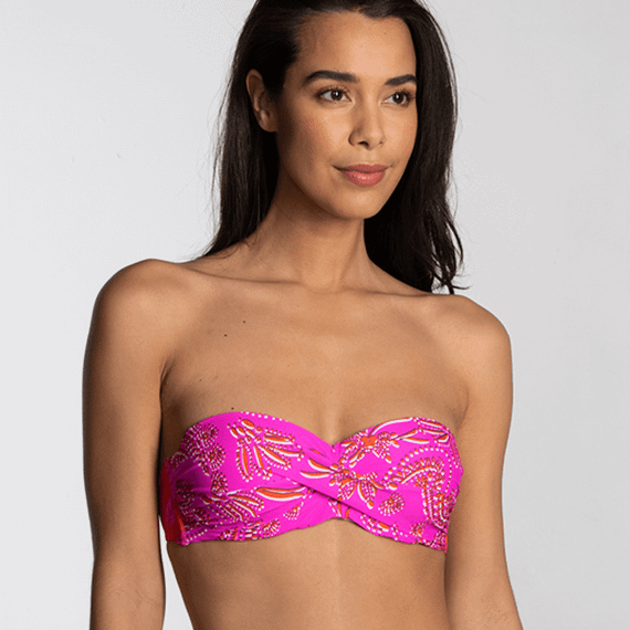 Cyell Art Of Paisley Bandeau Bikinitop